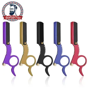 Professional Barber Razor for Haircuts, Beards & Eyebrows – Straight Edge Trimming Tool