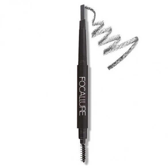 Professional Waterproof Auto Dual Eyebrow Pencil & Brush