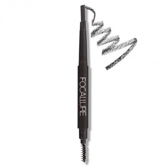 Professional Waterproof Auto Dual Eyebrow Pencil & Brush