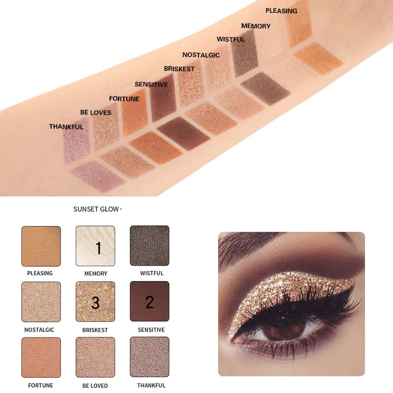 Pudaier® Refreshing 9-pan Eyeshadow Palette