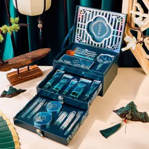 Qingheyun Makeup 18-piece Drawer-Style Gift Box Set