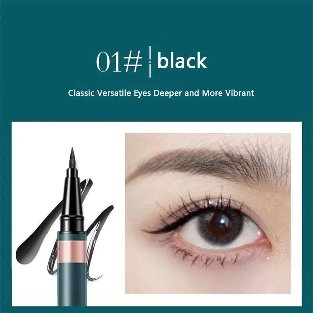 Quick-Drying, No-Blooming Waterproof Liquid Eyeliner