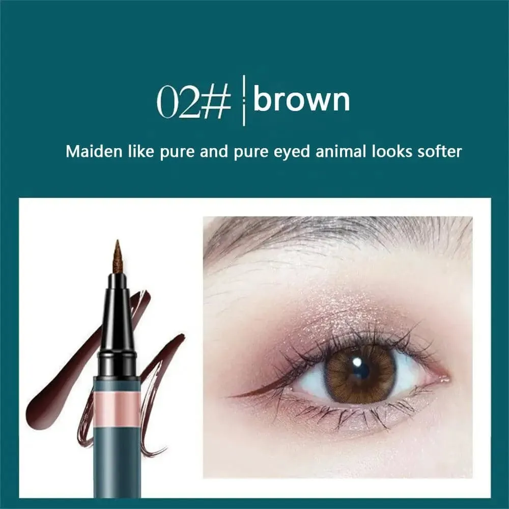 Quick-Drying, No-Blooming Waterproof Liquid Eyeliner