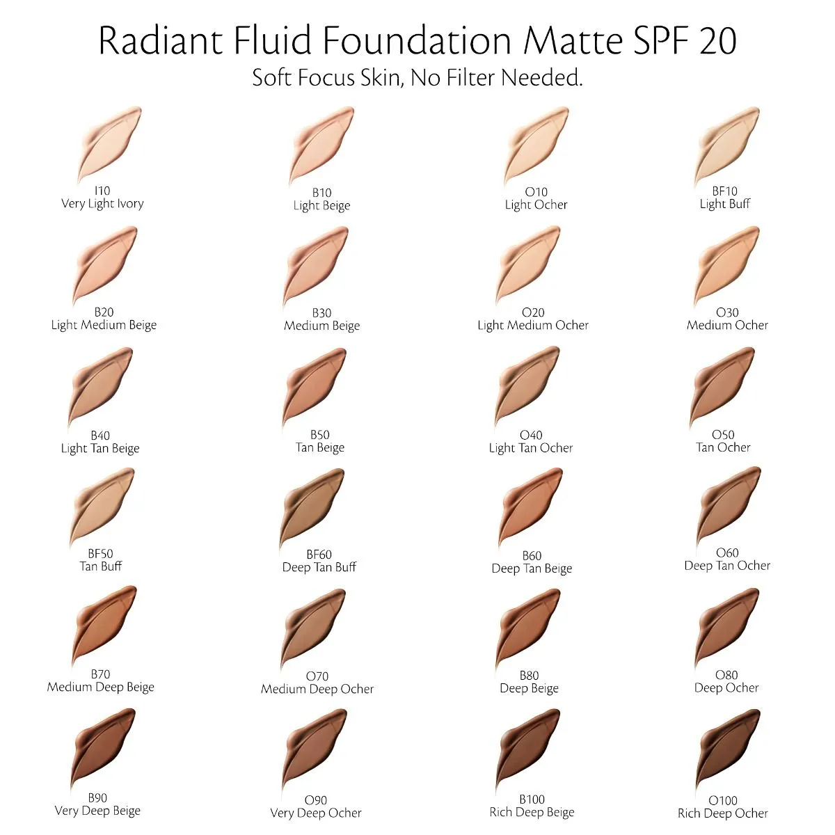 Radiant Fluid Foundation Matte
