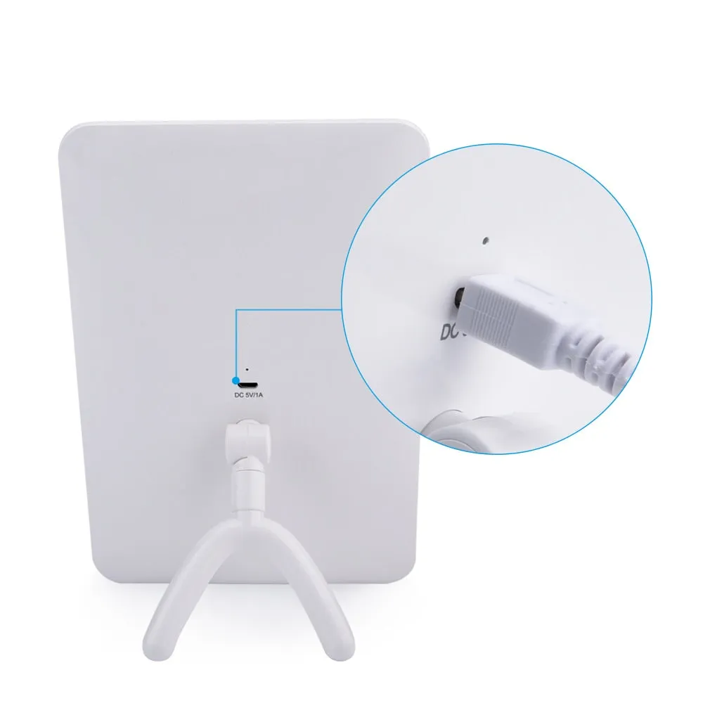 Rechargeable LED Touch Screen Makeup Mirror