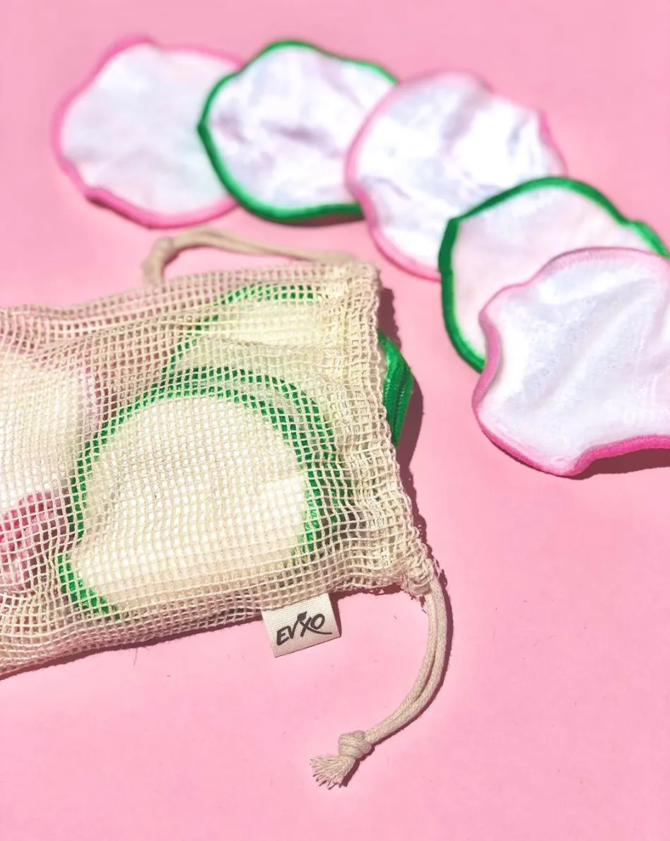 Reusable Bamboo Microfiber Makeup Remover Pads
