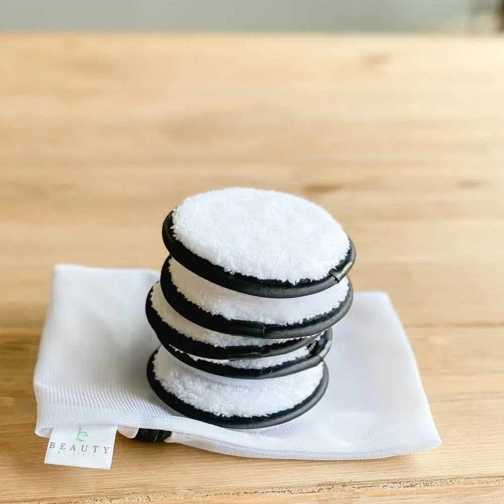 Reusable Microfiber Makeup Remover Pads (5-Pack)