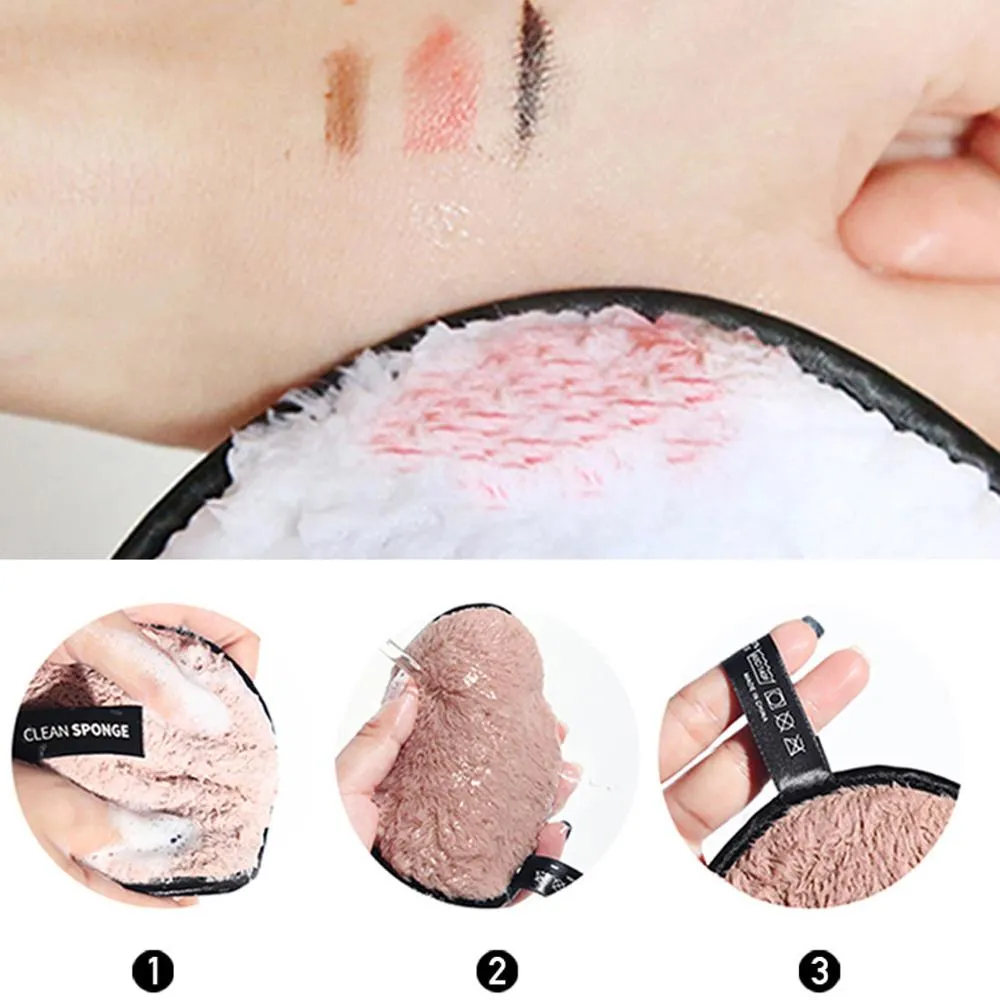 Reusable Microfibre Make-Up Remover Skincare Pads