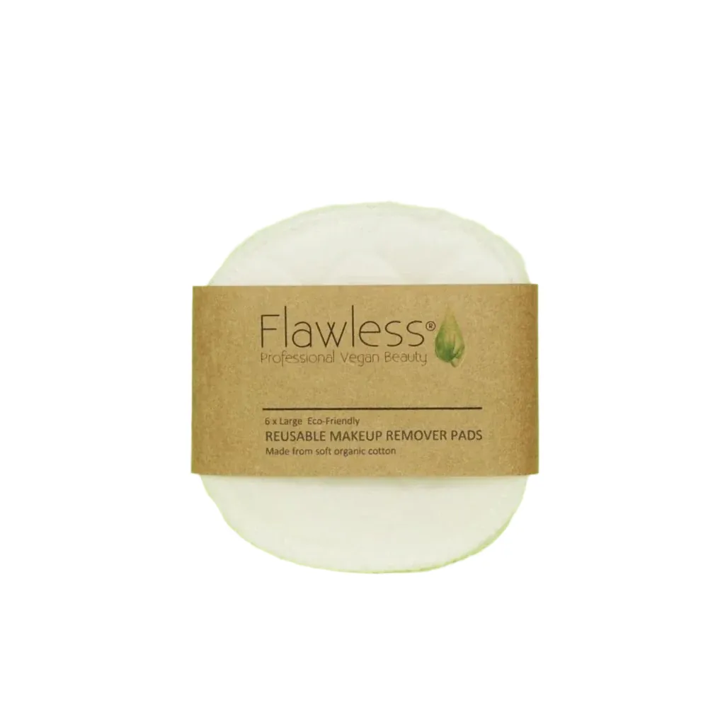 Reusable Organic Makeup Remover Pads x 6 - Flawless
