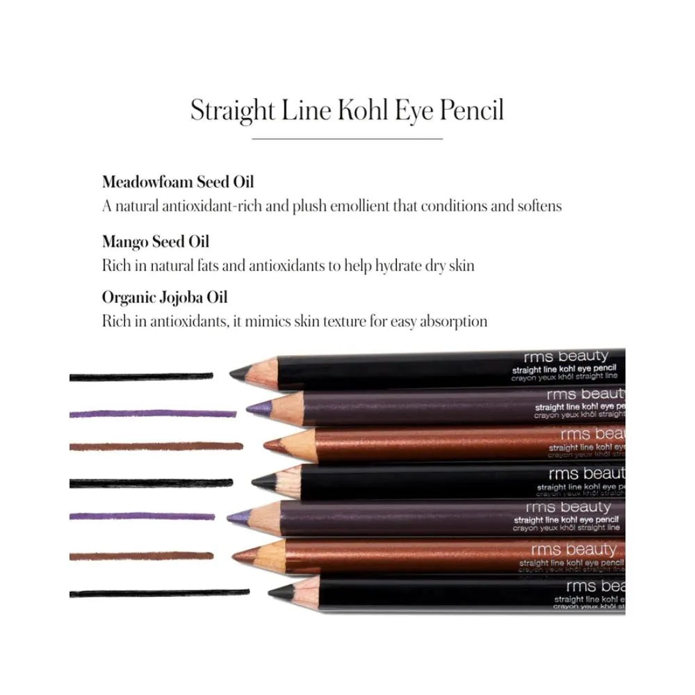 RMS Beauty Straight Line Kohl Eye Pencil With Sharpener