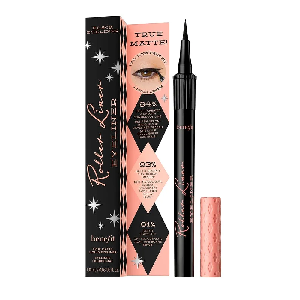 Roller Liner Liquid Eyeliner Black (2 Sizes)