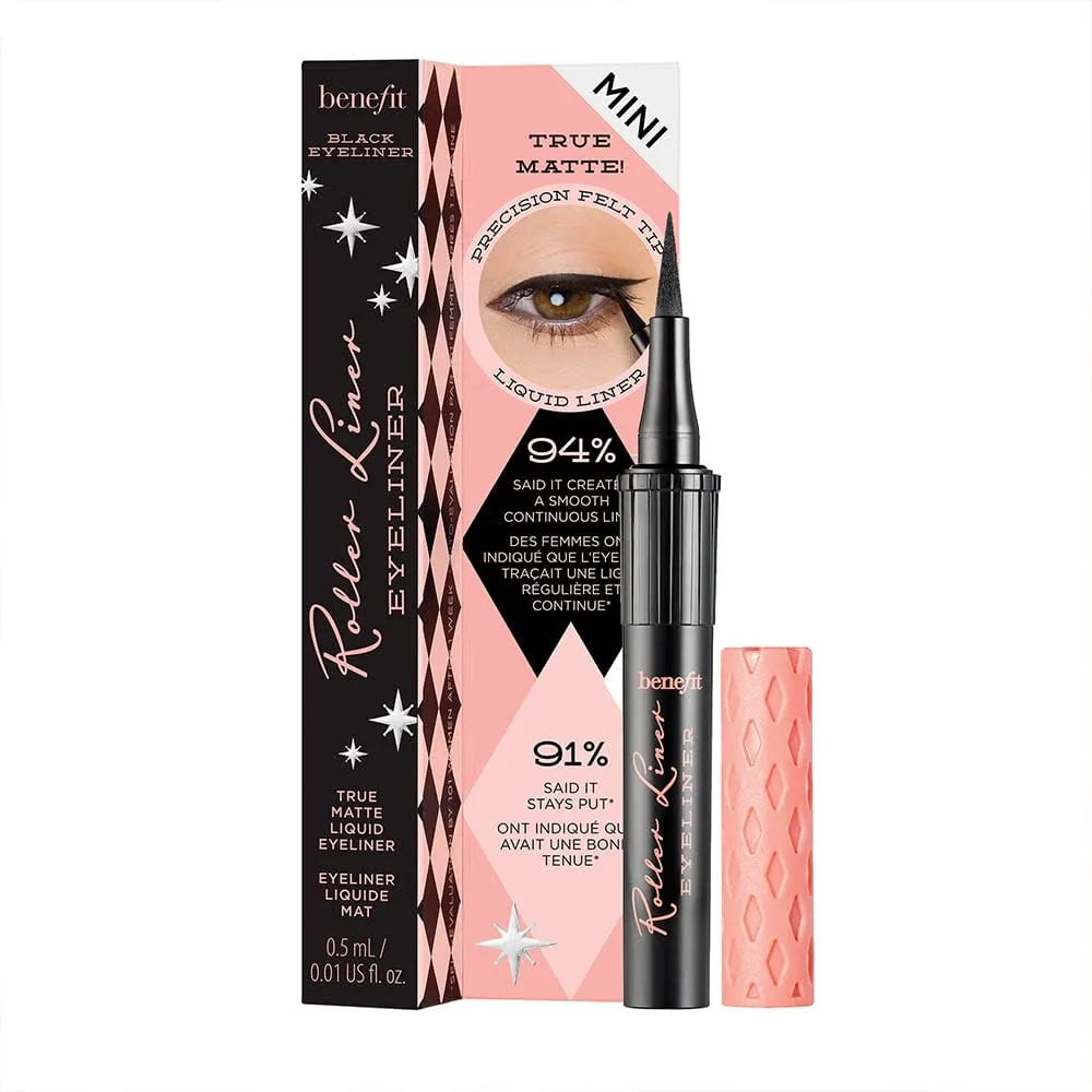 Roller Liner Liquid Eyeliner Black (2 Sizes)