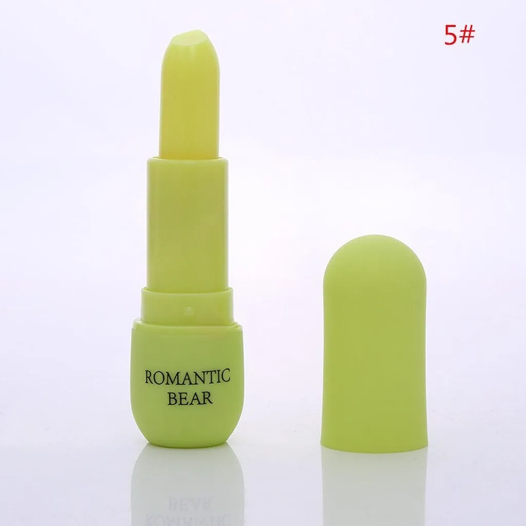 ROMANTIC BEAR - 10 Pcs New 6Colors Tube Moisturizer Makeup Lip Balm,Soft Labial Glair,Sweet Tast Lipbalm,Cosmetics Lip Color,Lipstick,Lip Stain ,Lips
