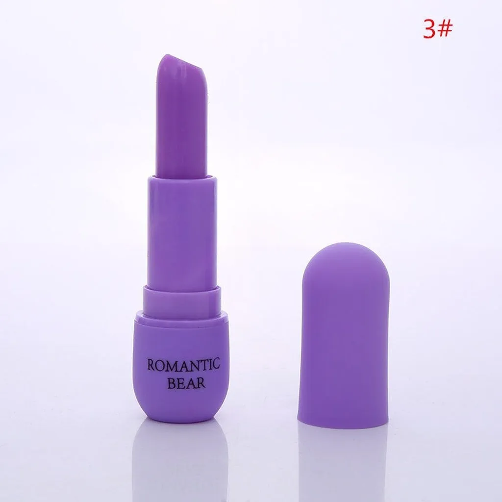 ROMANTIC BEAR - 10 Pcs New 6Colors Tube Moisturizer Makeup Lip Balm,Soft Labial Glair,Sweet Tast Lipbalm,Cosmetics Lip Color,Lipstick,Lip Stain ,Lips