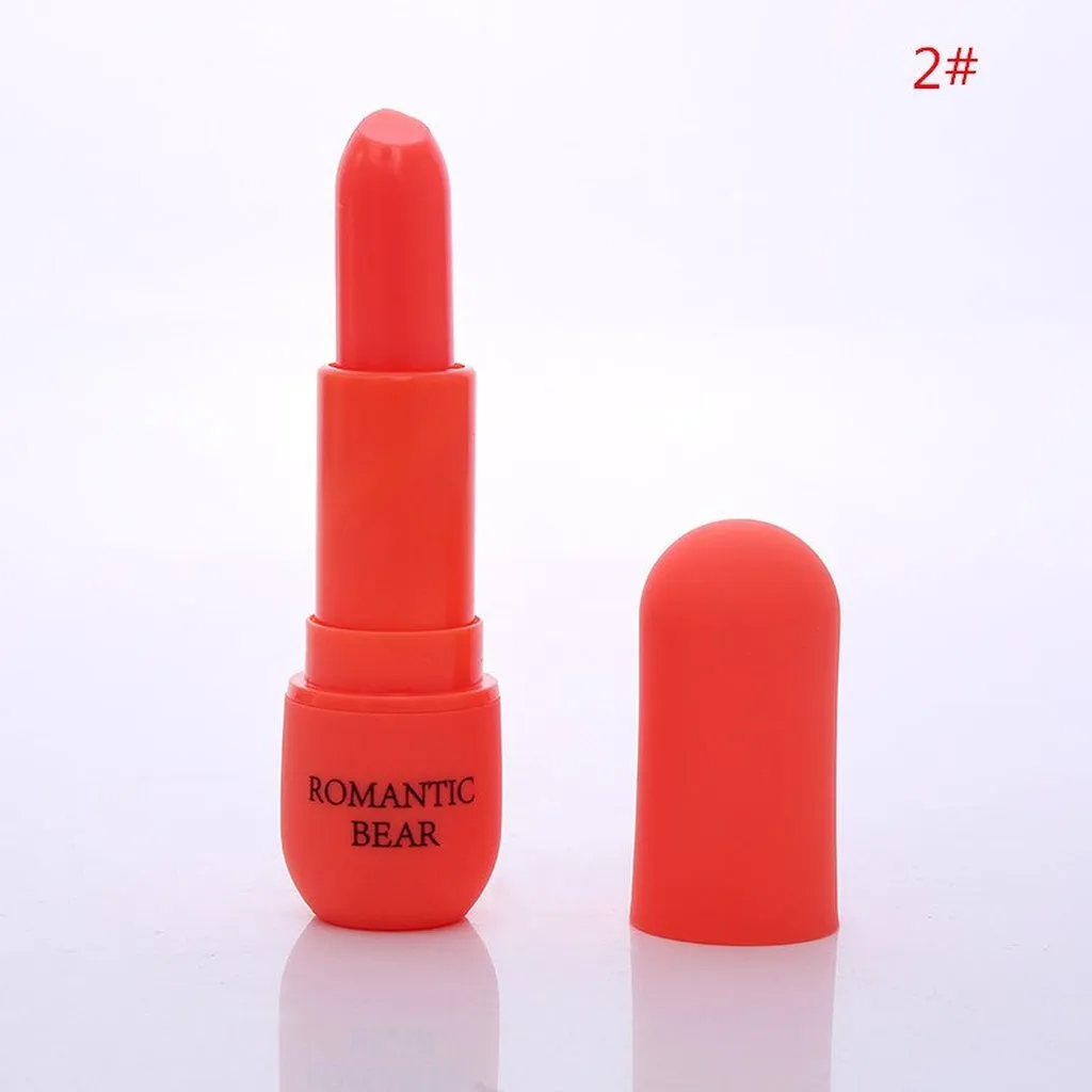 ROMANTIC BEAR - 10 Pcs New 6Colors Tube Moisturizer Makeup Lip Balm,Soft Labial Glair,Sweet Tast Lipbalm,Cosmetics Lip Color,Lipstick,Lip Stain ,Lips