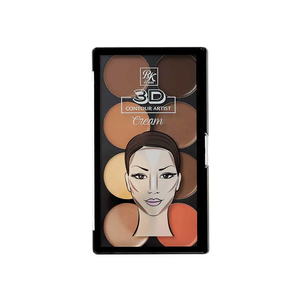 Ruby Kisses 3D Contour Artist Medium Dark - Creme
