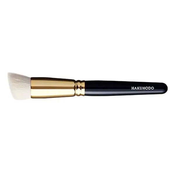 S5555Bk Powder & Liquid Foundation Brush Round & Angled Duo Fiber (2mm) [HB0073]