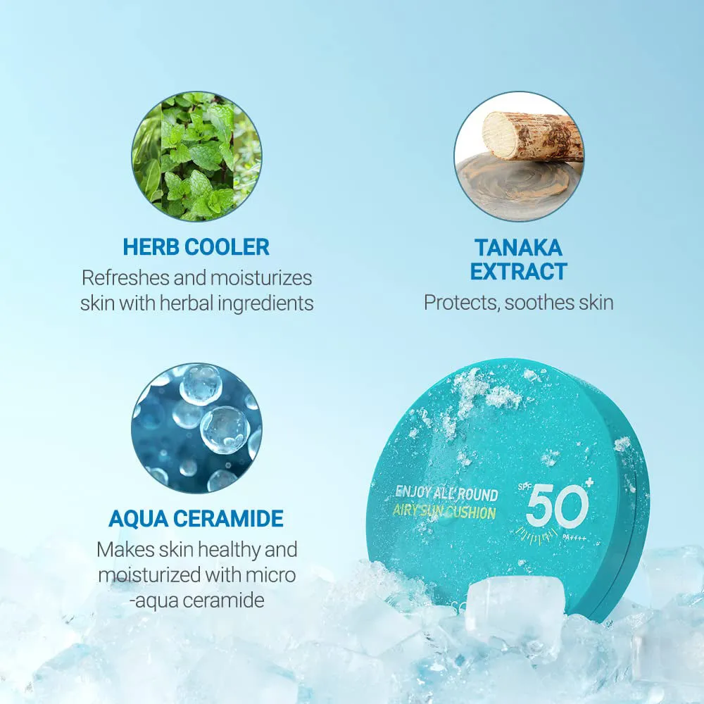 Scinic Enjoy All Round Airy Sun Cushion EX SPF50 PA    