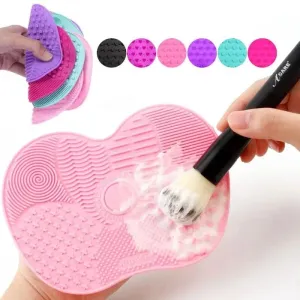 Scrubbing Pad Cosmetic Brush Cleaning