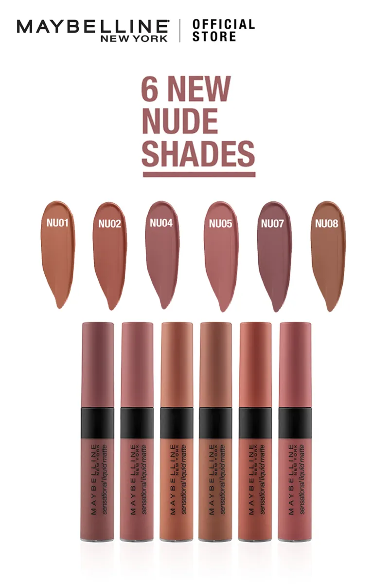 Sensational Liquid Matte Lipstick - NU 04 - Bare Temptations