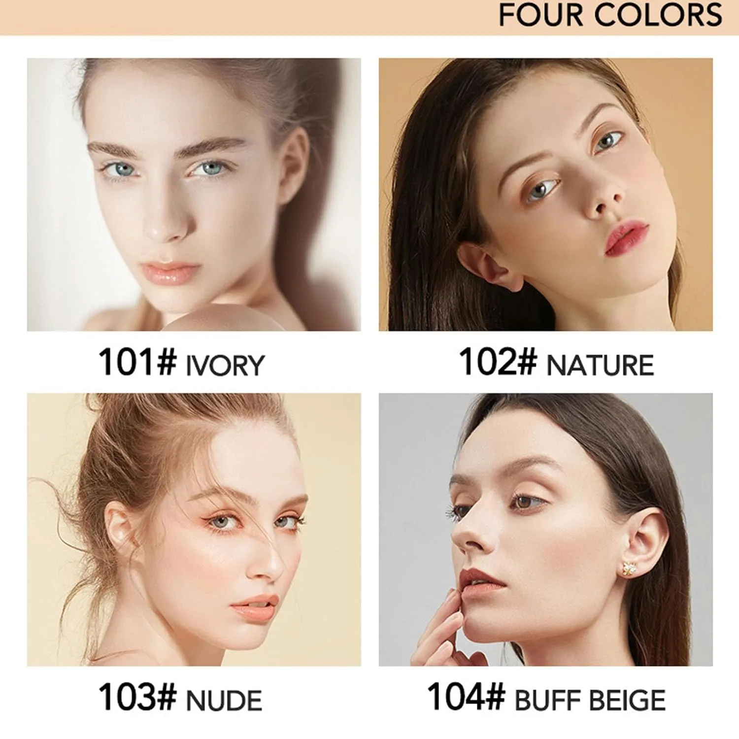 Serenita Elixir Cream, Serenita Elixir BB Cream, Serenita Elixir CC Cream, Serentia Elixir Cream Flawless Radiant Skin Instantly, Air Cushion CC Cream Mushroom Head Foundation (ivory)