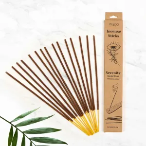 Set of 15 Eco-friendly Incense Sticks - Sandalwood Scent