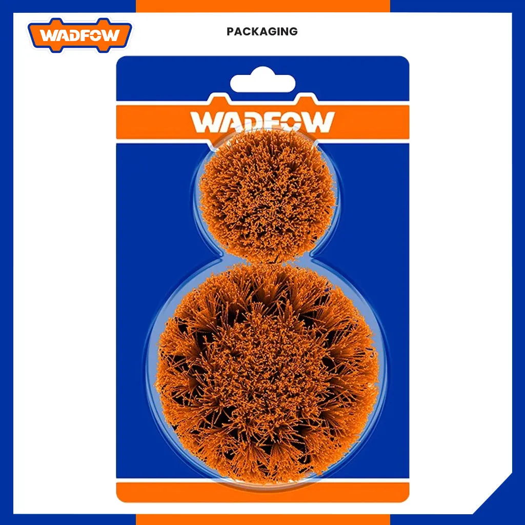 Set of 2 2inch & 3.5inch Soft Bristle Brush WND1401