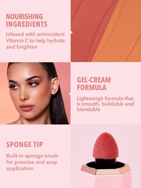 SHEGLAM - Color Bloom Liquid Blush (Shimmer Finish)