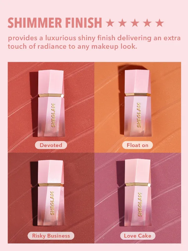 SHEGLAM - Color Bloom Liquid Blush (Shimmer Finish)