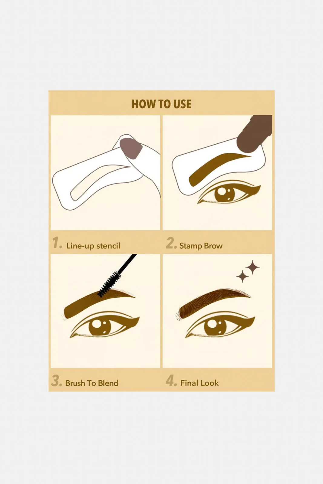 Sheglam Genius Eyebrow Stamp - Espresso