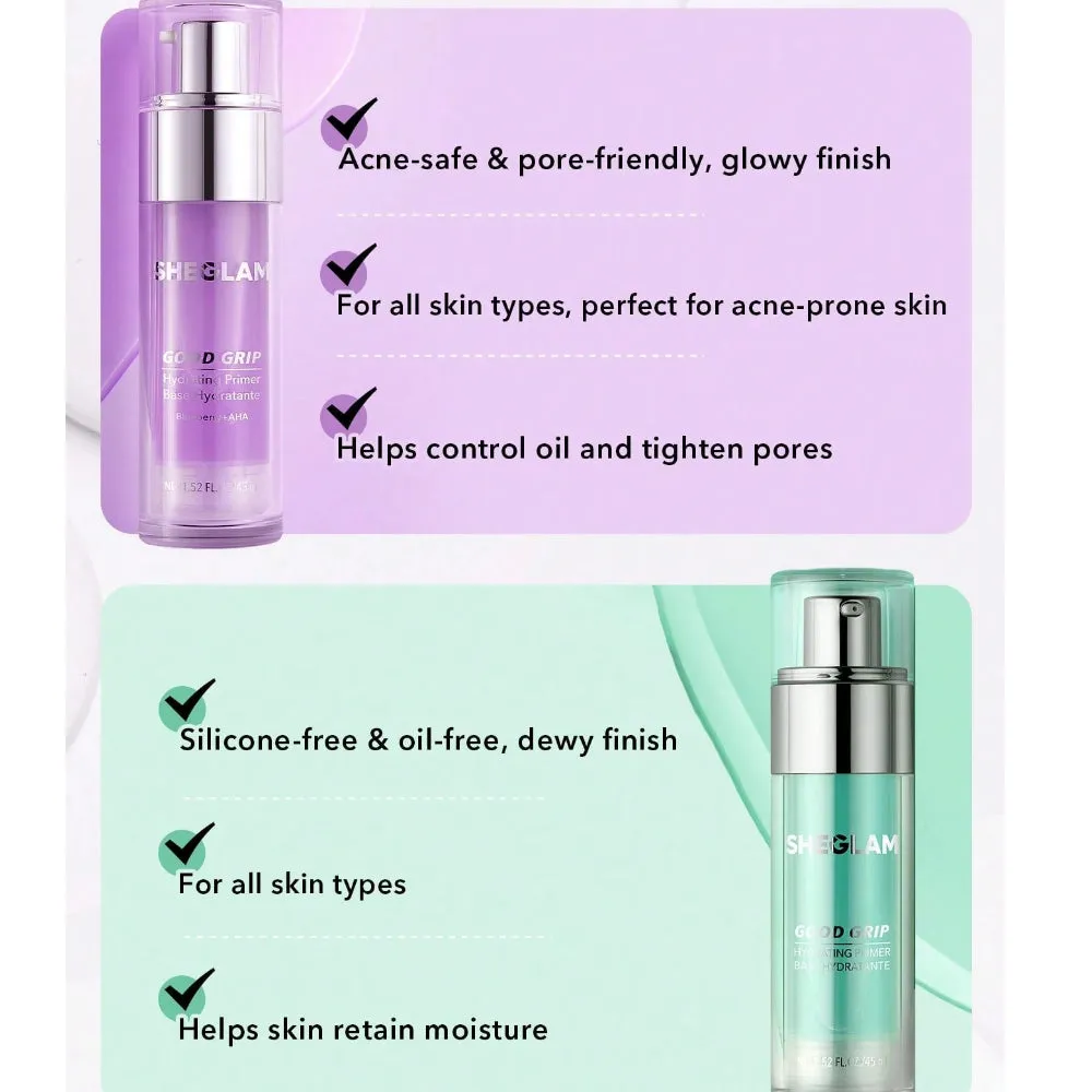 SHEGLAM GOOD GRIP HYDRATING PRIMER BLUEBERRY  AHA