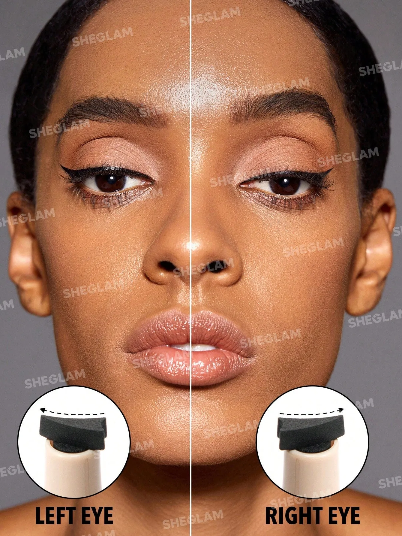 SHEGLAM Wing It Waterproof Liner Duo - Black 2 In 1 Waterproof Liquid Eyeliner