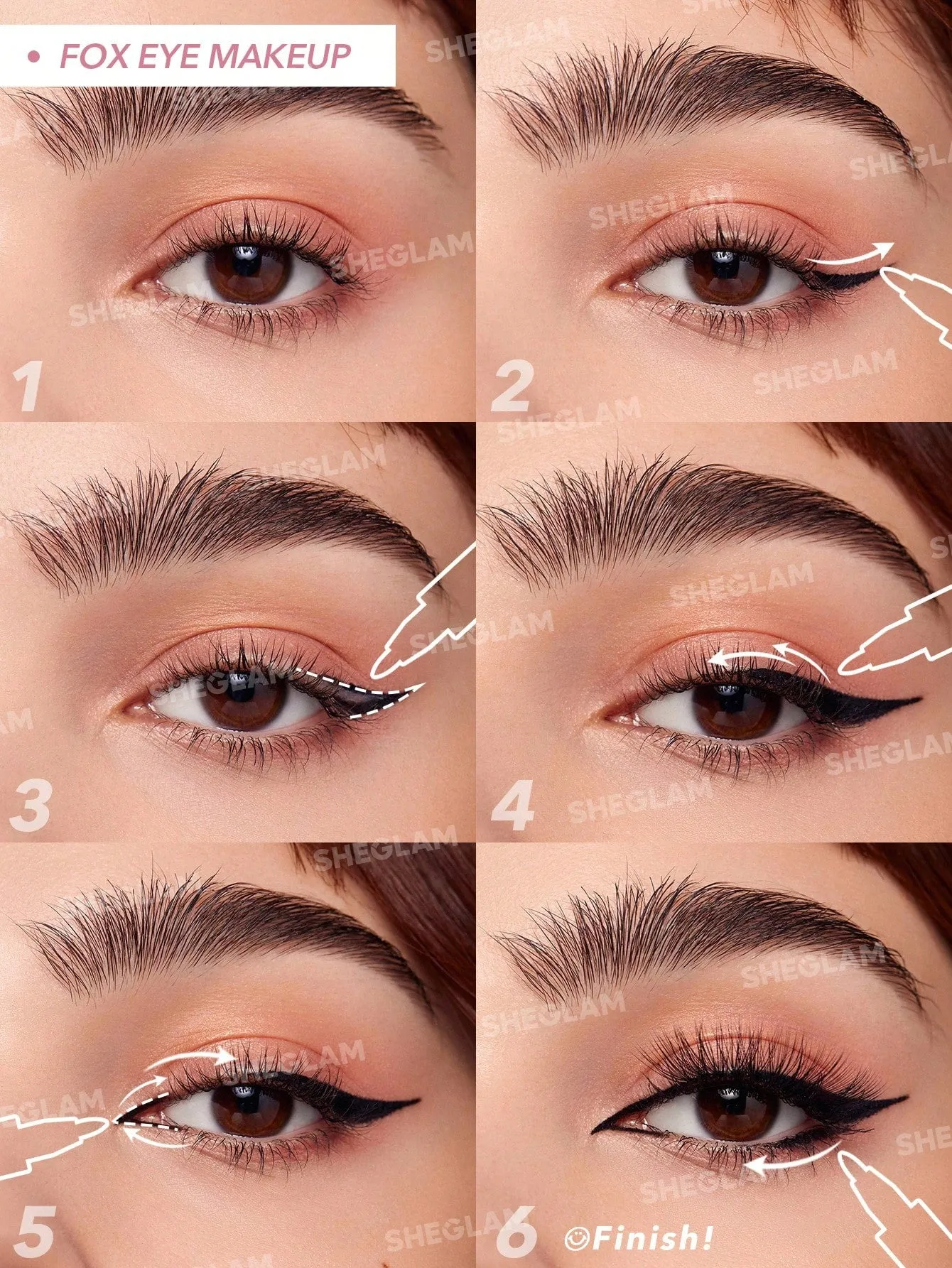 SHEGLAM Wing It Waterproof Liner Duo - Black 2 In 1 Waterproof Liquid Eyeliner