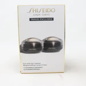 Shiseido Travel Exclusive Eye And Lip Contour Regenerating Cream E Duo 2X0.61oz  New With Box