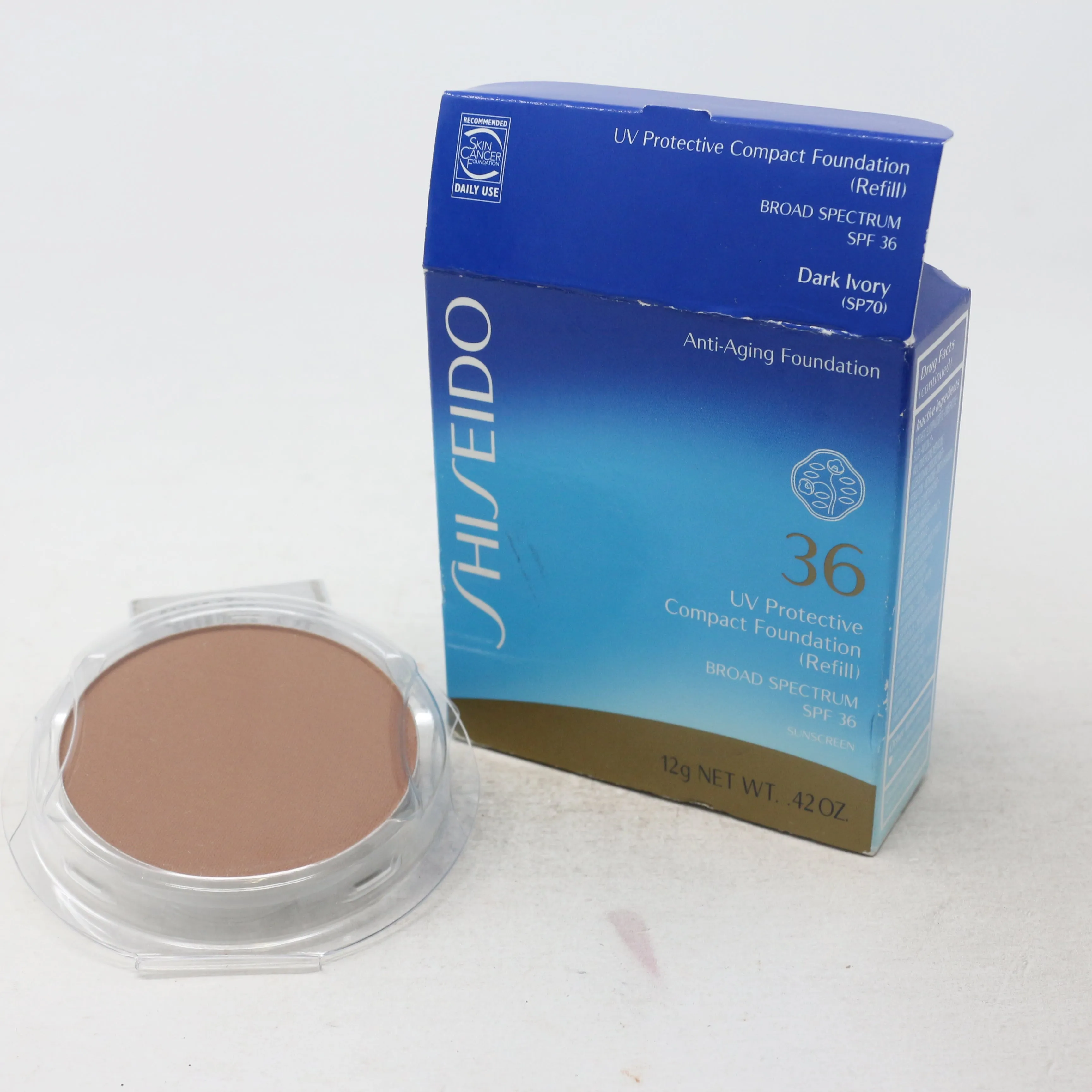 Shiseido Uv Protective Compact Foundation (Refill) Spf 36 0.42oz  New With Box