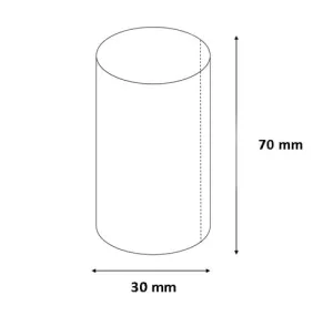 Shrink Bands - 30 x 70 mm for 0.15oz Round Lip Balm Tubes