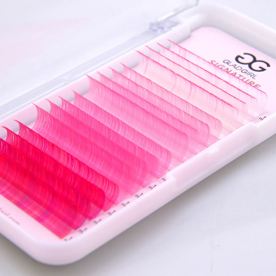 Signature Mink Mixed Length Techno-Color Lashes - CC Curl