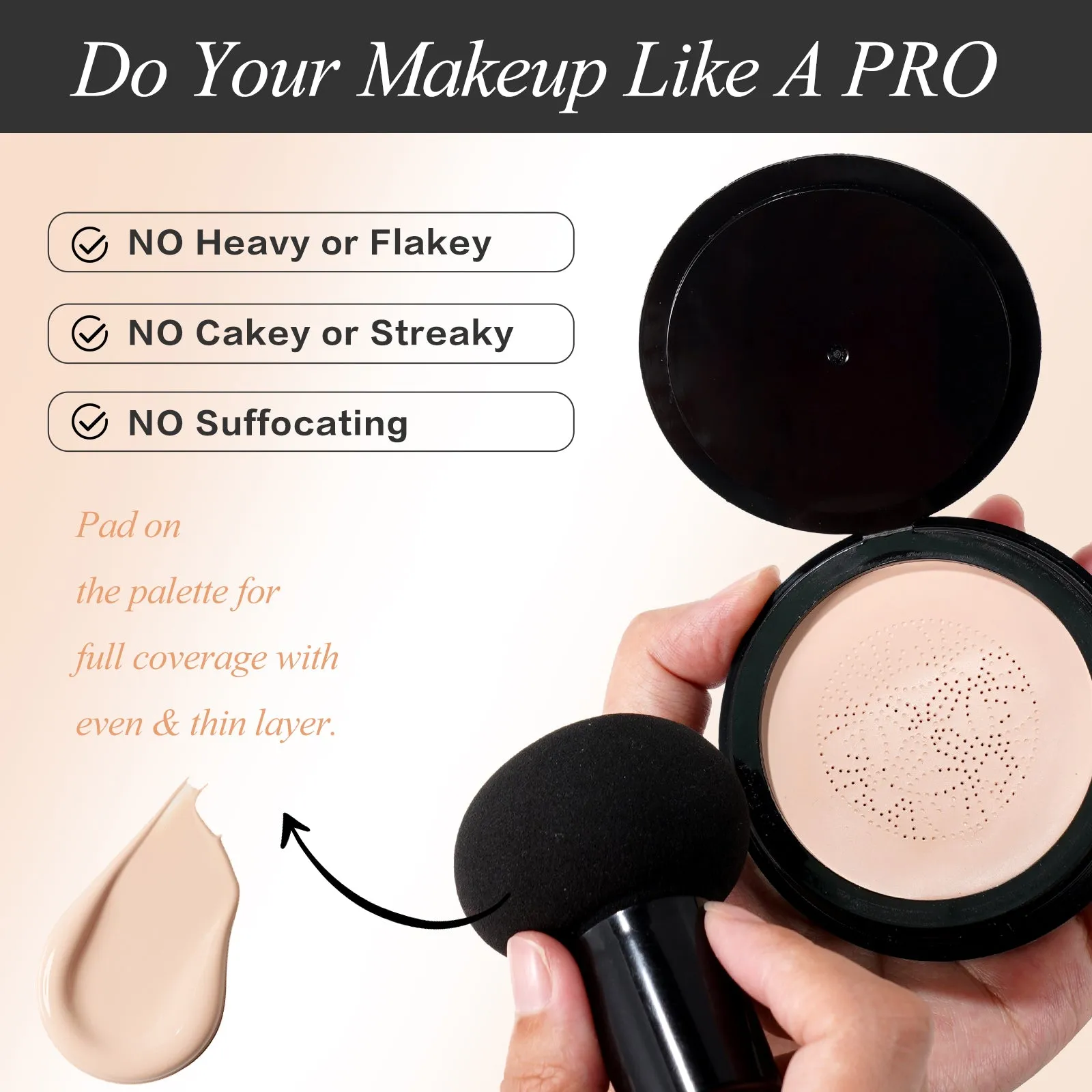 SKDFJDLF Mushroom Head Air Cushion CC Cream