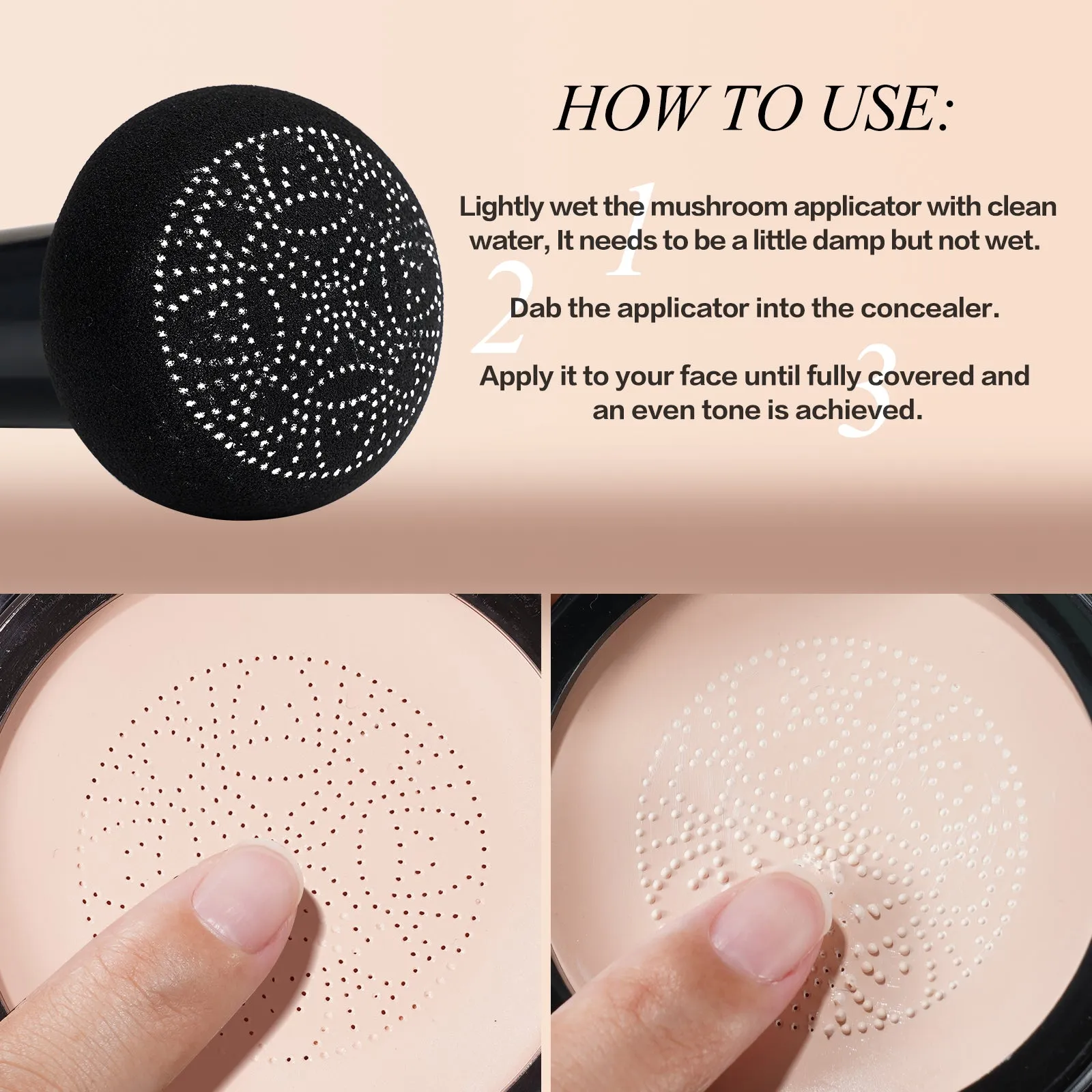 SKDFJDLF Mushroom Head Air Cushion CC Cream