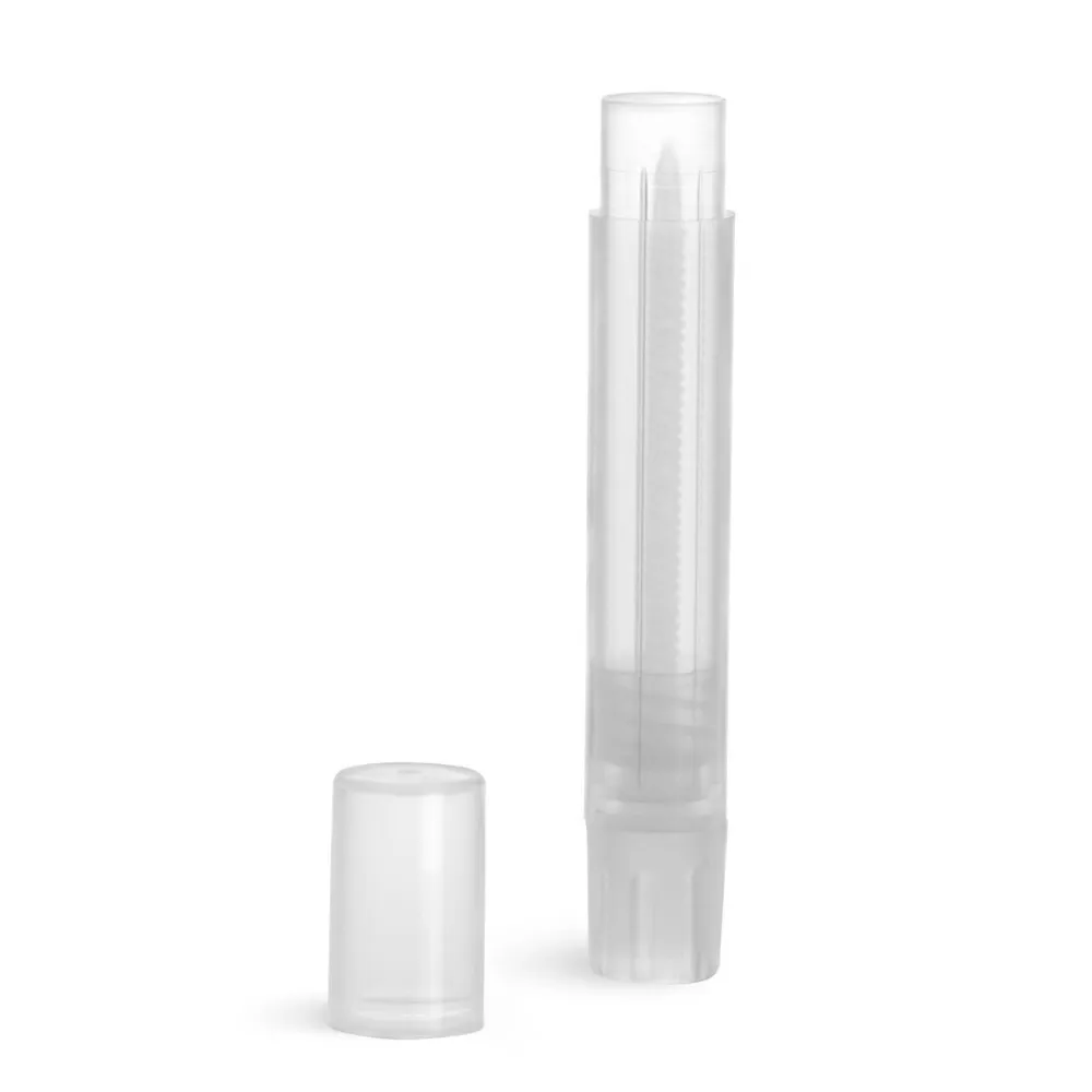 Slim Line Lip Balm Tube w/ Cap - Natural - .07 oz