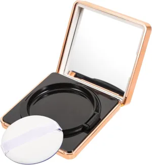 SOIMISS Empty Cushion Foundation Container Loose Powder Cases Case Magnetic Closure Mirror Included for Outdoor Use