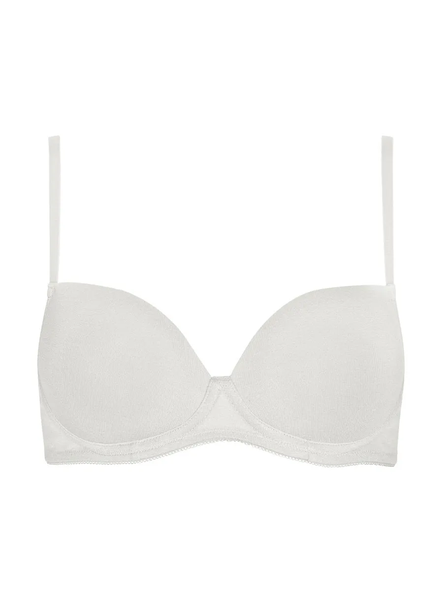 Sophia 2 Pack Teen WirefreeT-Shirt Bra Cream & Blush- 8026