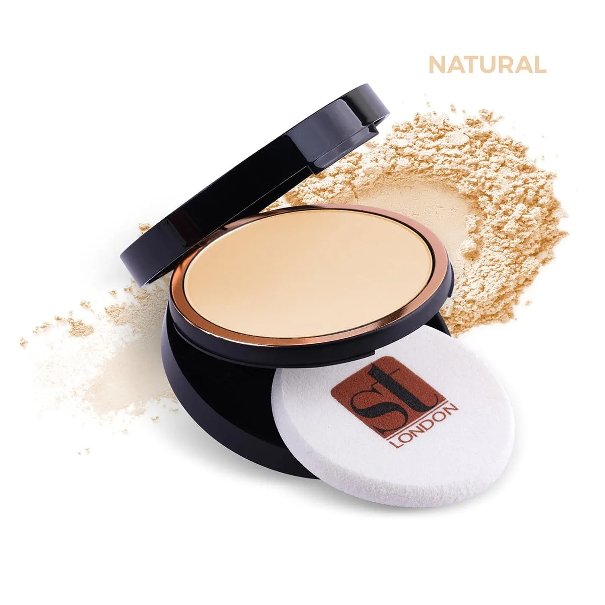 ST London Dual Wet & Dry Compact Powder - Natural