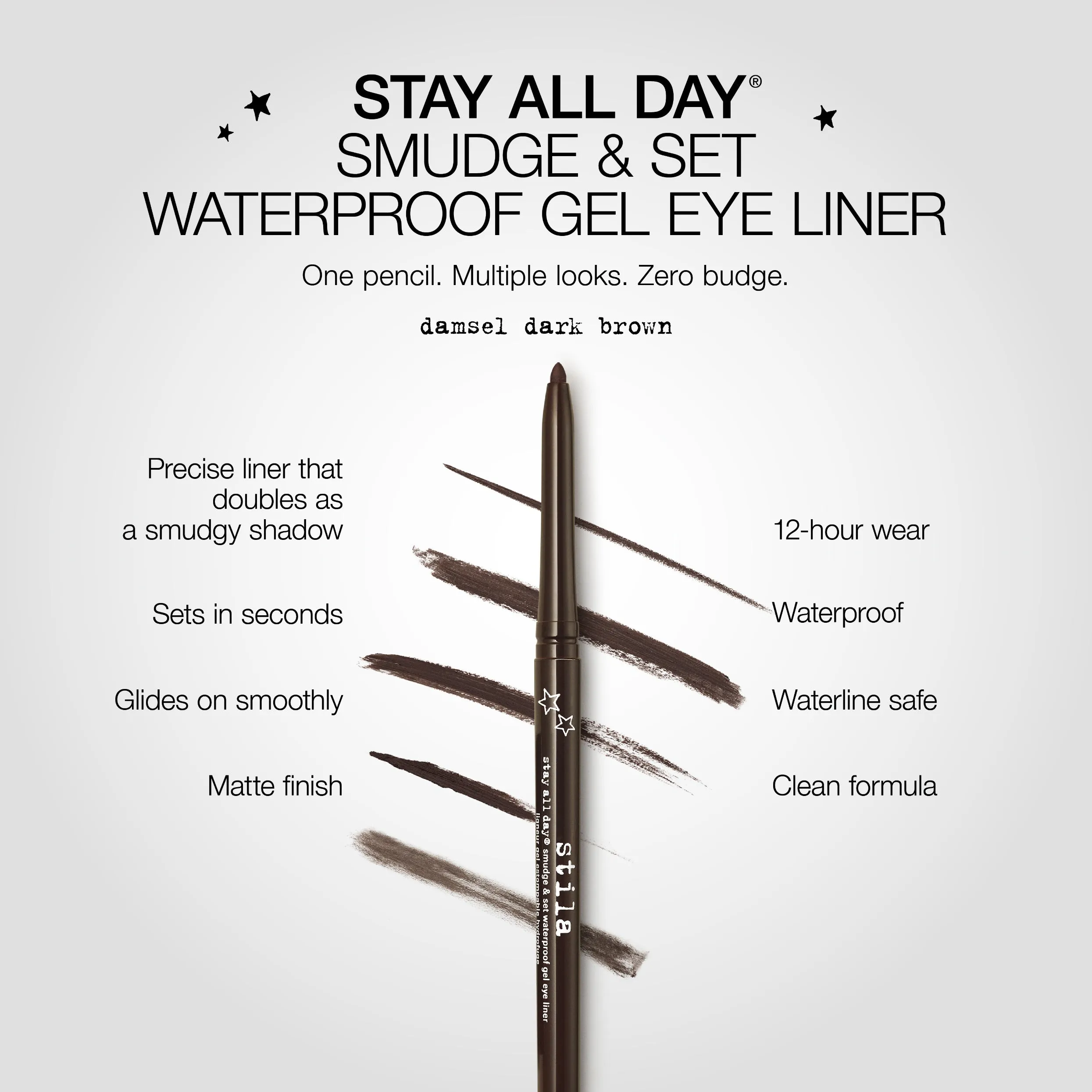 Stay All Day® Smudge & Set Waterproof Gel Eye Liner
