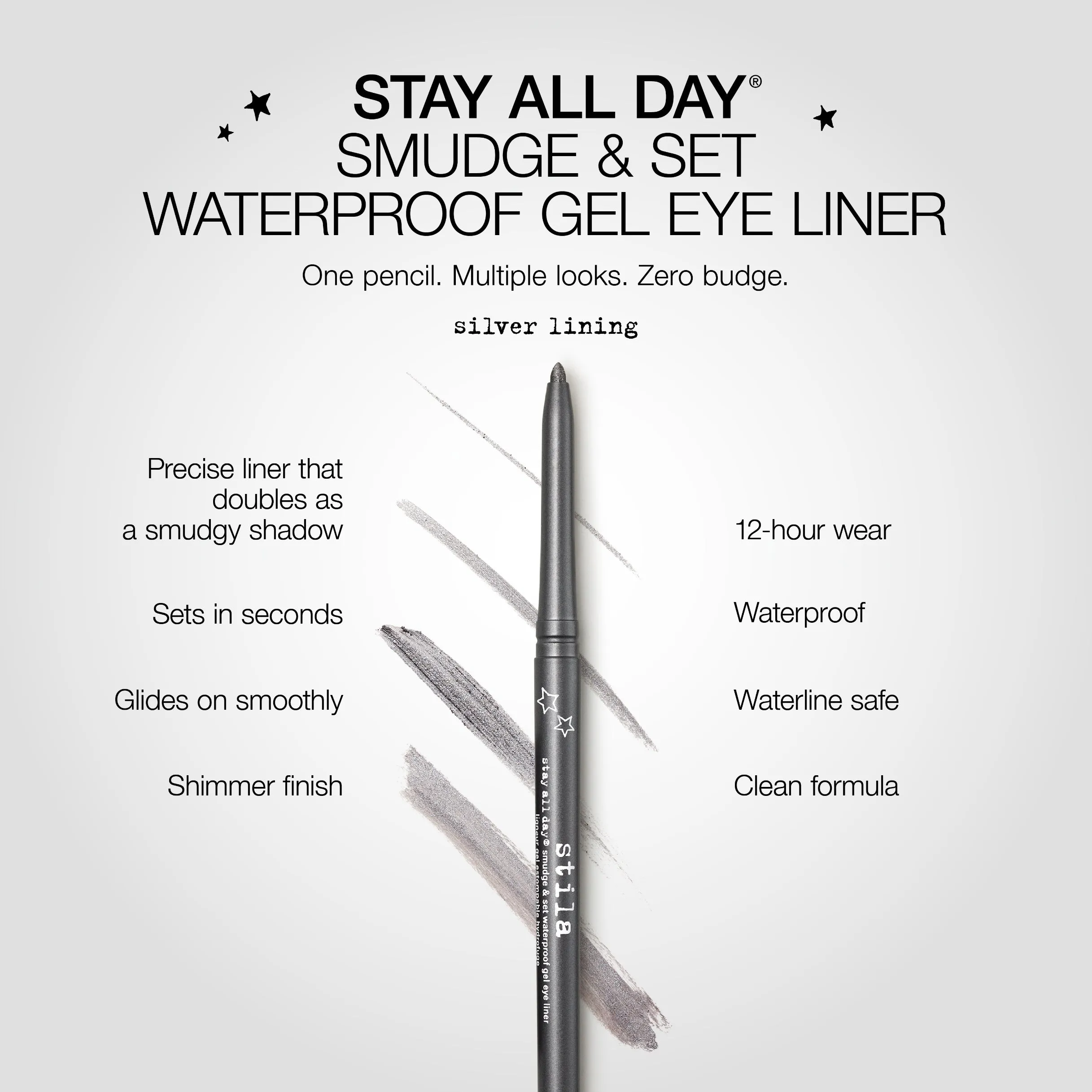 Stay All Day® Smudge & Set Waterproof Gel Eye Liner