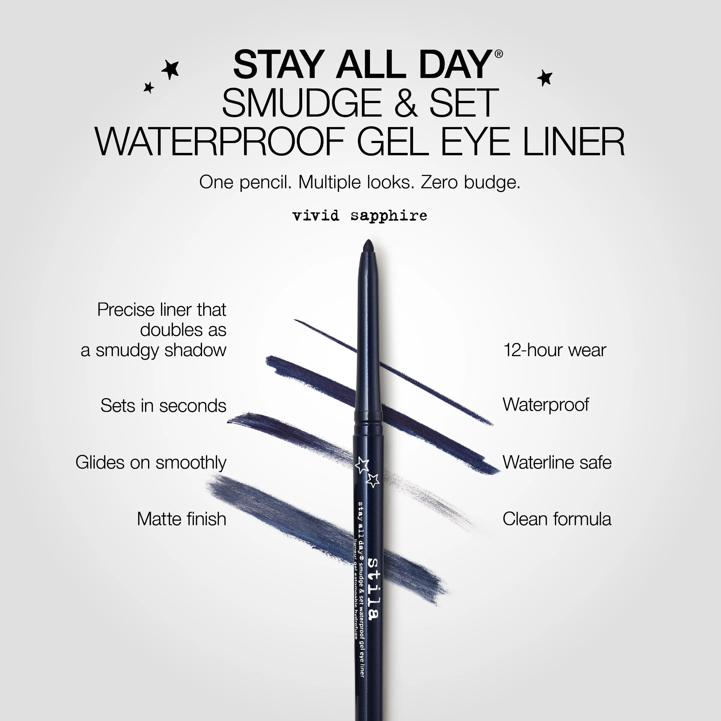 Stay All Day® Smudge & Set Waterproof Gel Eye Liner