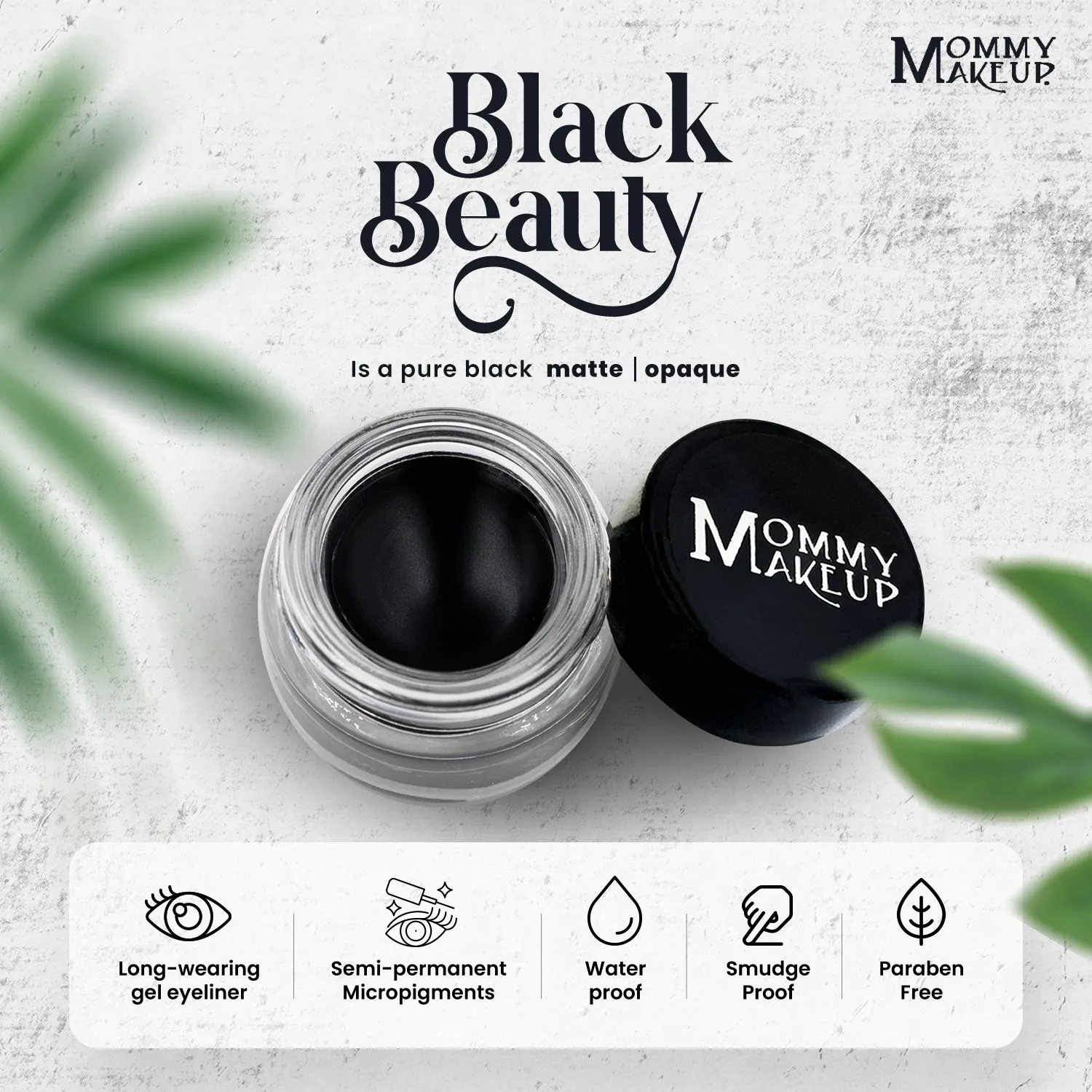 Stay Put Waterproof Gel Eyeliner w/ Micropigments - Black Beauty
