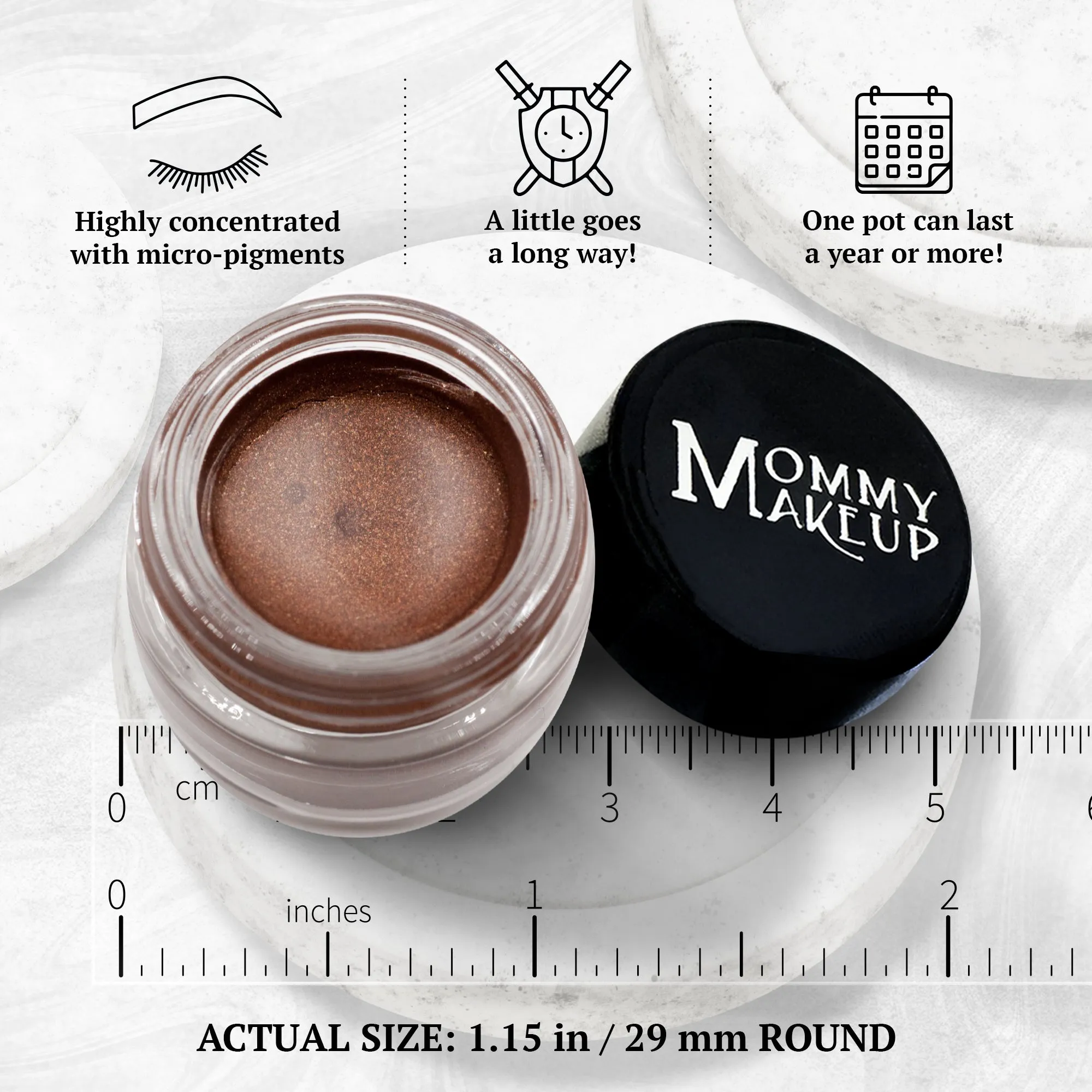 Stay Put Waterproof Gel Eyeliner w/ Micropigments - Chocolate Sizzle