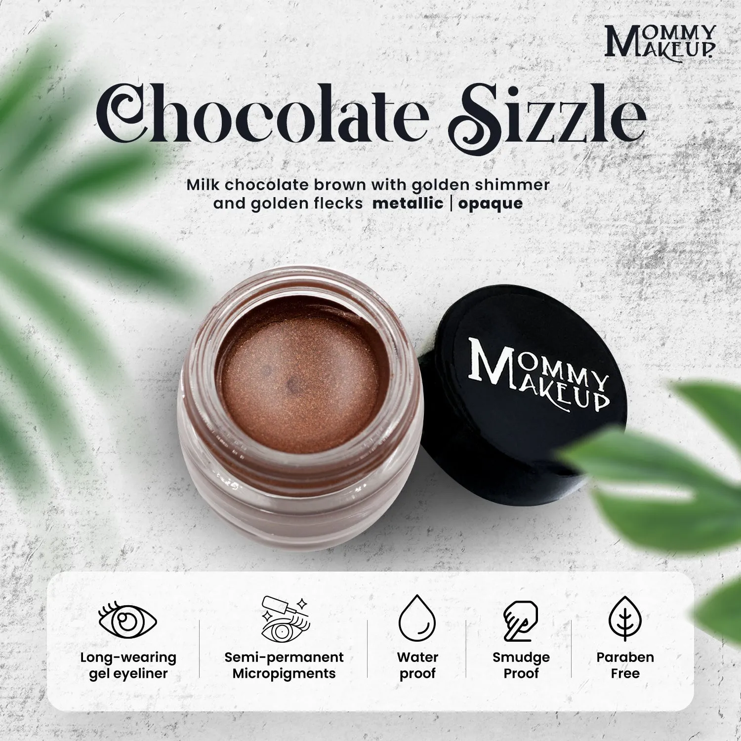 Stay Put Waterproof Gel Eyeliner w/ Micropigments - Chocolate Sizzle