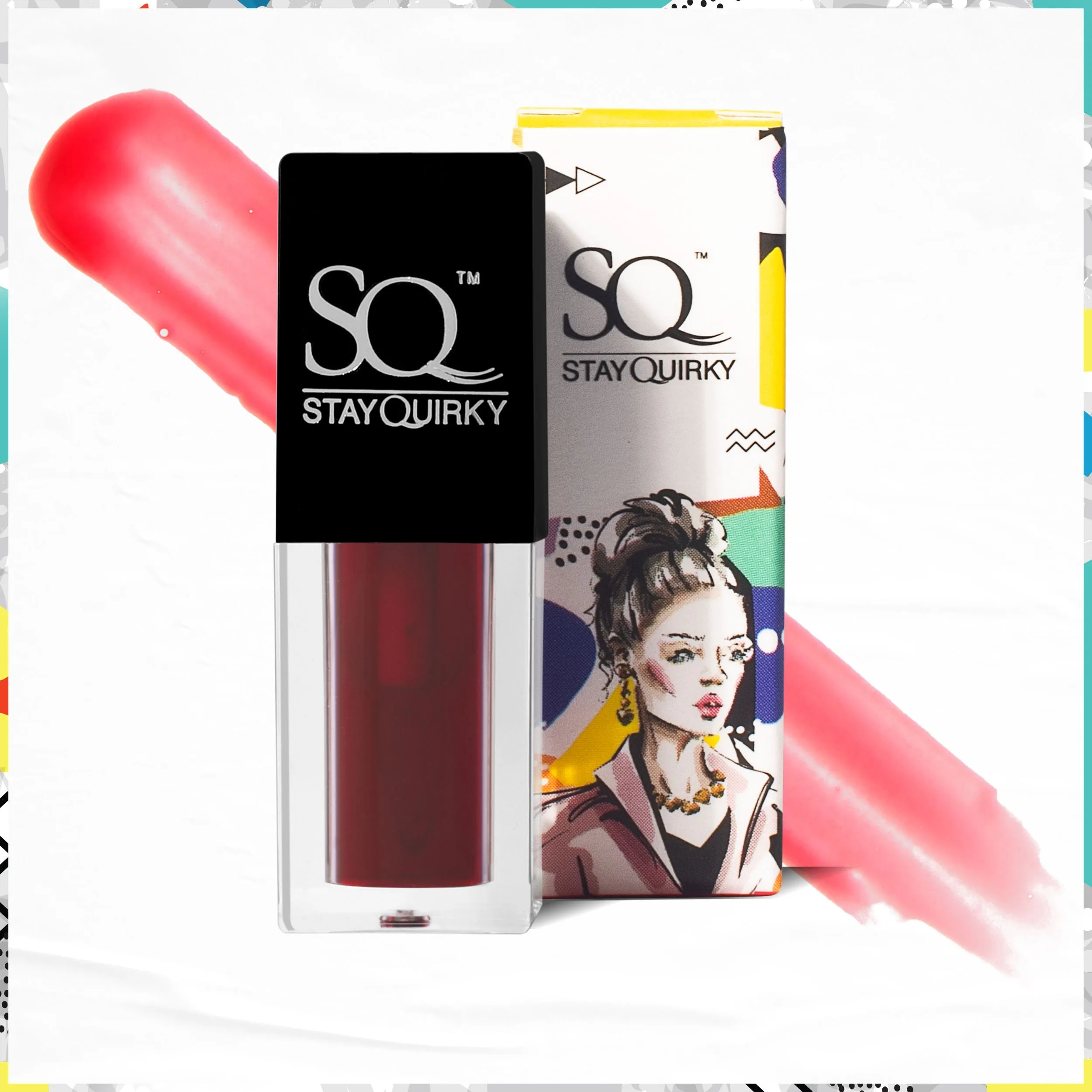 Stay Quirky Cutesy Tootsie Lip & Cheek Tint Red velvete Cake (2.6ml)